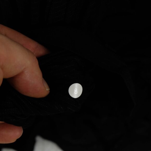 Lululemon Tank Top Womens8 Black Racerback Casual Cinch Yoga Athletic Athleisure - Picture 9 of 9